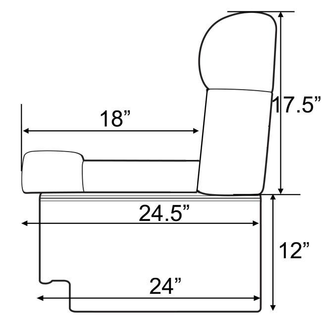 Pontoon Boat Seats (CRG73)