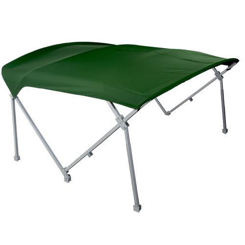 Green heavy duty pontoon canopies