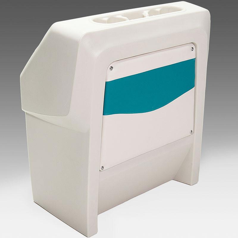 Ivory & Teal Pontoon Boat Console