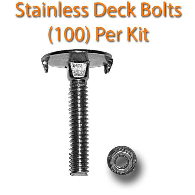 DeckMate Woven Vinyl Pontoon Deck Kit deck bolts