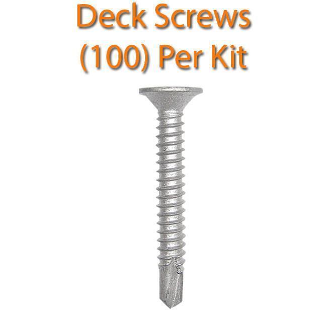 DeckMate 24oz Pontoon Deck Flooring Kit deck self tapping screws