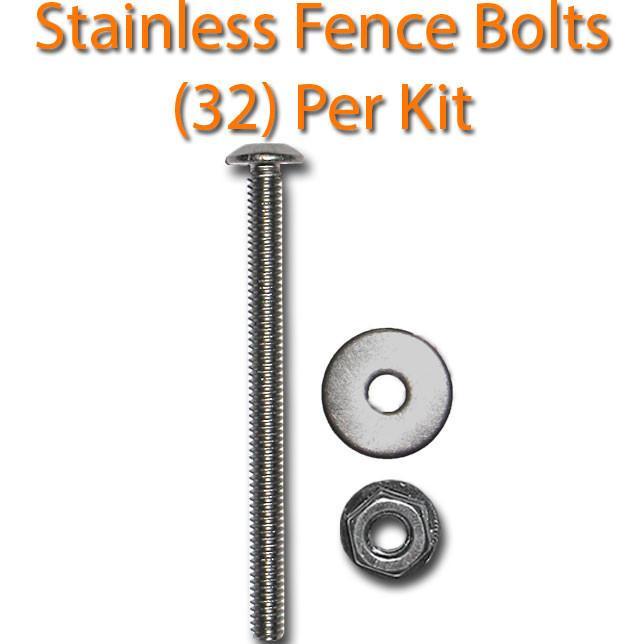 DeckMate Heavy Duty Pontoon Vinyl Flooring Kit stainless fence bolts