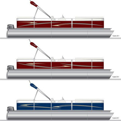 Pontoon Railing Graphics Pontoon Graphics & Decal Kit | PontoonStuff