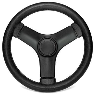 DeckMate Black Pontoon Steering Wheel