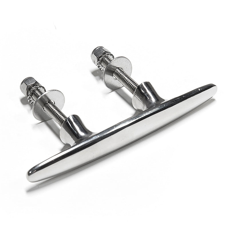 stainless steel bolt down pontoon cleat