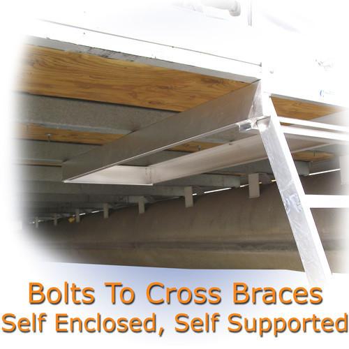 DeckMate Under Deck Pontoon Boat Ladder self supported
